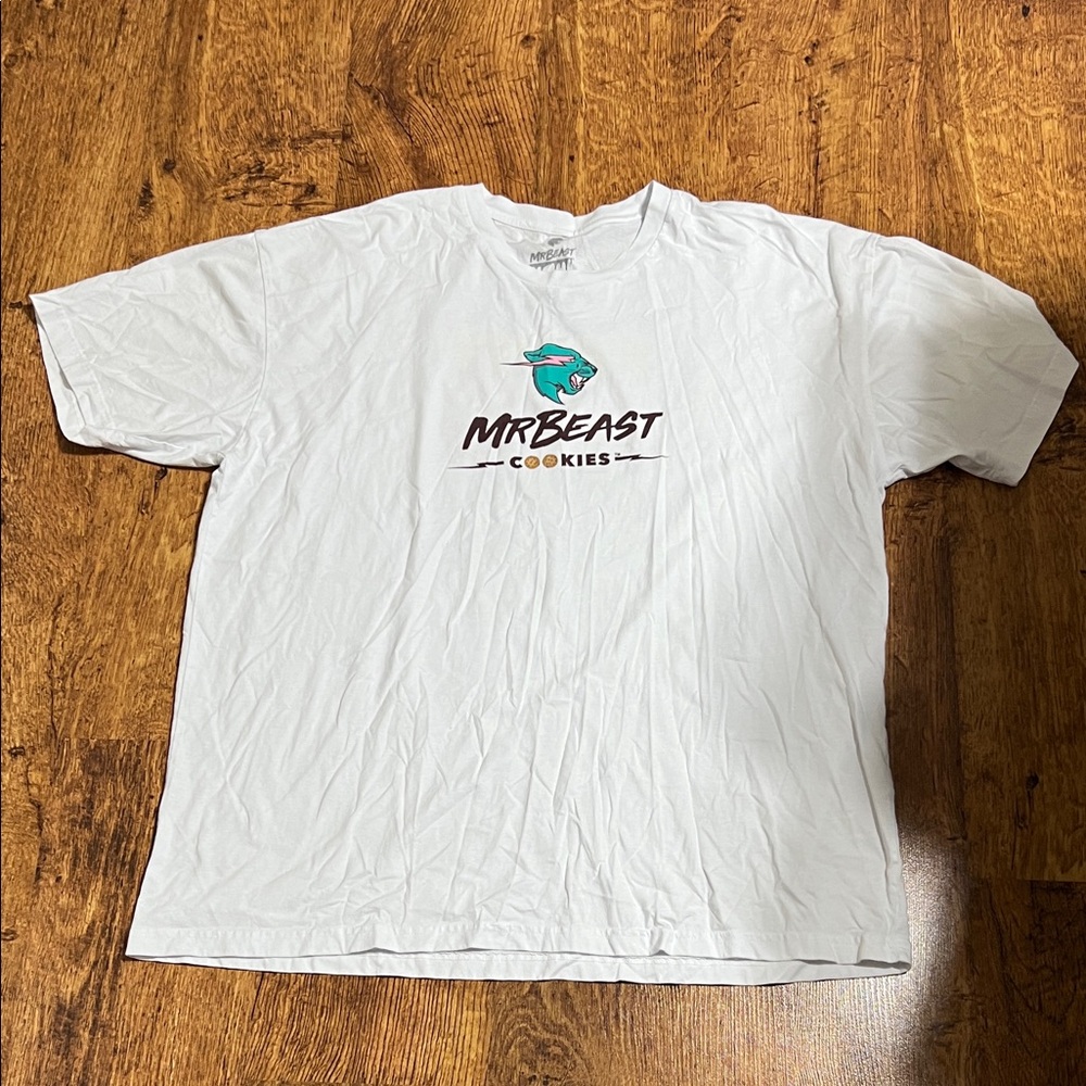 Mr Beast Cookies White T-Shirt
